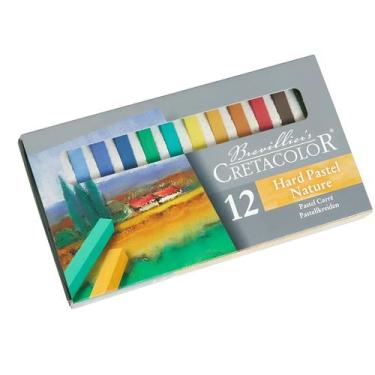 Imagem de Giz Pastel Seco Hard Nature Cretacolor 12 Cores