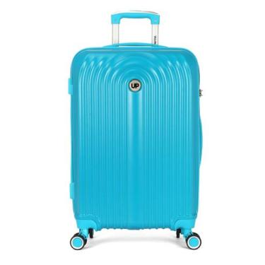 Imagem de Mala de Viagem Bordo ABS Bombinhas Rodas Duplas 360 Up4you, Azul, P