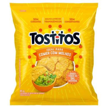 Imagem de Salgadinho Tostitos Sabor Toque de Sal Marinho 45g