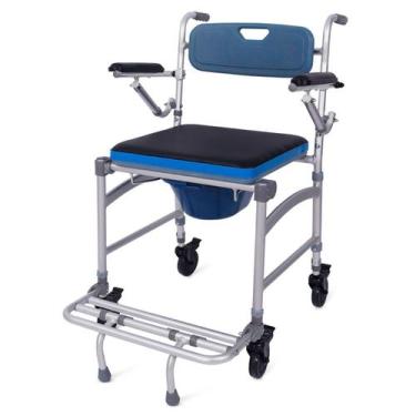 Imagem de Cadeira Banho Alumínio - 150kg Desmontável - Hidrolight