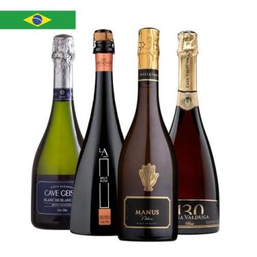 Imagem de Combo Espumantes Brasileiras Sensacionais 750ml - Várias Marcas