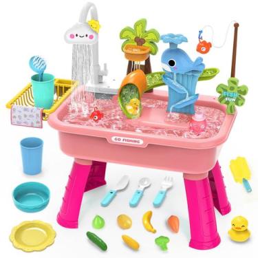 Imagem de Mesa de água infantil Kleikyerel com pia e bomba