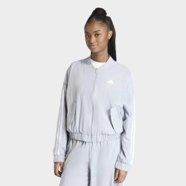 Imagem de Jaqueta Adidas Casual Feminina, Chumbo, P