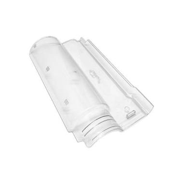 Imagem de Kit 20 Telhas Americana G Injetada Transparente Reforçada 44,5x26cm - 