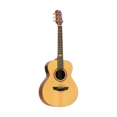 Imagem de Violão Strinberg Mini Jumbo Sm200 Eletroacústico Natural Fosco Aço
