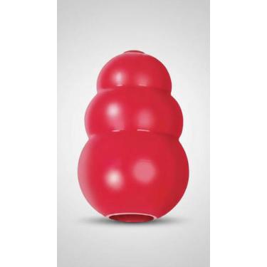 Imagem de Brinquedo Dispensador de Petiscos para Cães Grande Vermelho - Congratu