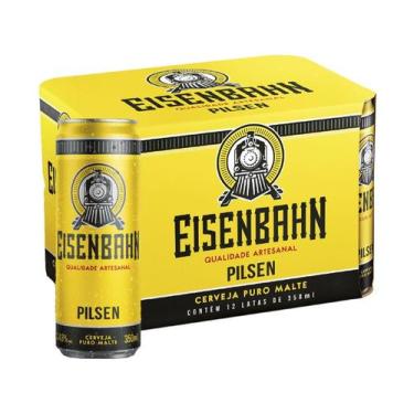 Imagem de Cerveja Eisenbahn Puro Malte Pilsen 12 Unidades - Lata 350ml