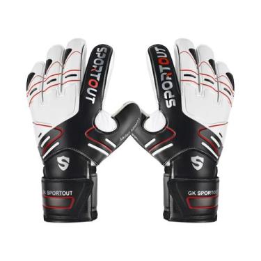 Imagem de Luvas De Goleiro Para Jovens E Adultos Com Forte Aderência, Látex De 4