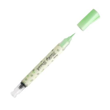 Imagem de Caneta Marcador Pincel Lettering Pentel Pastel Mikly Brush Cor:Verde P