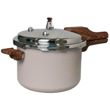 Imagem de Panela de Pressão Antiaderente Indução Revestimento Cerãmico 4,2L Mate