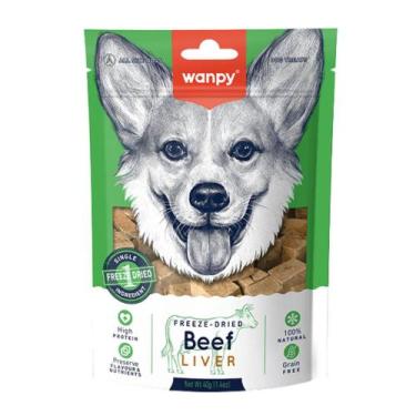 Imagem de Petisco Liofilizado para Cães Fígado de Boi 40g Wanpy