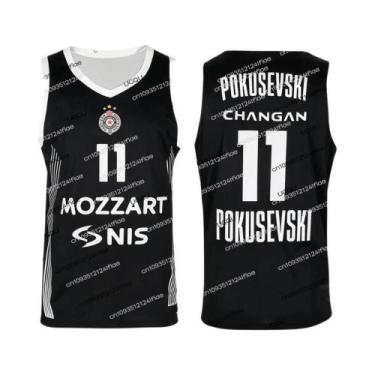 Imagem de Camisa De Basquete Masculina De Secagem Rápida 25/26 Partizan Belgrado