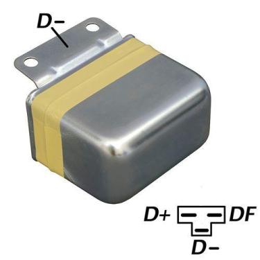 Imagem de Regulador Voltagem 5572606 Gauss Cod.ref. Lc5572606 Variant 14v - 55a 