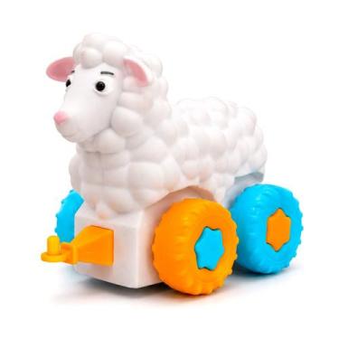 Imagem de Trenzinho Farm Racing Animals Bichinhos Com Rodas E Encaixáveis Para B