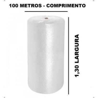 Imagem de Plástico Bolha 1 e 30 X 100 m para Proteção de Itens Durante Transport