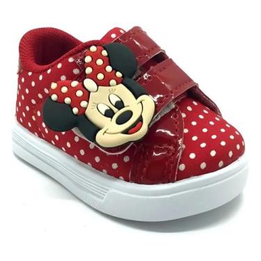 Imagem de Sapatinho de Bebê Tenis de Bebe Minn i Vermelho Sapato Calçado Infanti