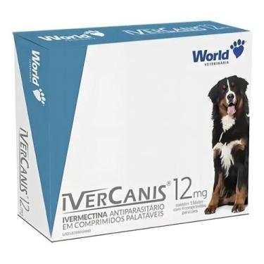 Imagem de Ivercanis Antiparasitário Comprimidos 12mg Para Cães 4 Un Co - Congrat
