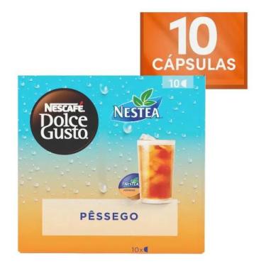 Imagem de Chá Em Cápsula Dolce Gusto Nestea Pessego 180g Caixa 10 Unid - Congrat
