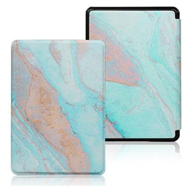 Imagem de CCOO Capa para todos os novos Kindle Basic 10ª geração lançado em 2019, capa de poliuretano premium com hibernar e despertar automáticos