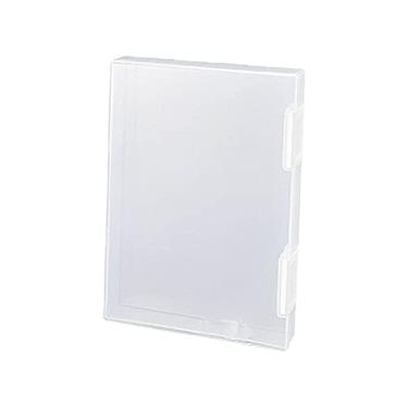 Imagem de de Arquivo Portátil de Plástico Suprimentos Suprimentos Protetor de Papel Protetor de Papel Protetor Organizadores, A5 Thick White, Tamanho real