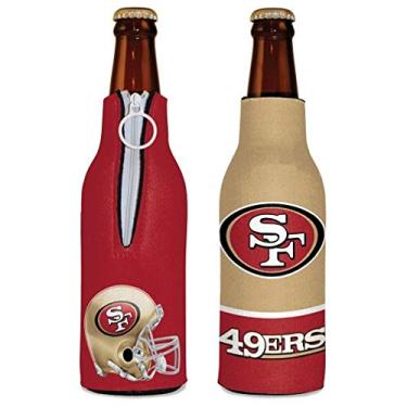 Imagem de WinCraft Resfriador de Garrafas Dobrável Vermelho e Dourado San Francisco 49ers 12 Onças