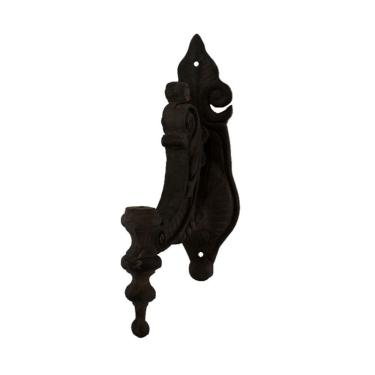 Imagem de Suporte Lampião Sitio Fazenda Ferro Fundido Grande 27x45cm