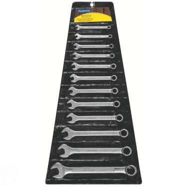 Imagem de Jogo de Chaves Combinadas Tramontina Basic com Corpo em Aço Especial Cromado 12 Peças Tramontina