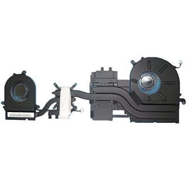 Imagem de Notebook CPU GPU FAN & dissipador de calor para MSI Para Prestige 15 BS5005HS-U3J BS5005HS-U3I 16S1-CPU 16S3-GPU E322500510HH700 E32-2500510-HH7 DC5V 0.5A 4PIN
