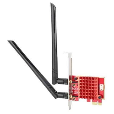 Imagem de GOSHYDA Placa de expansão PClE-1x para M.2 NGFF Dual Band WiFi, suporta placa de rede 22 x 30 mm/16,5 x 30 mm