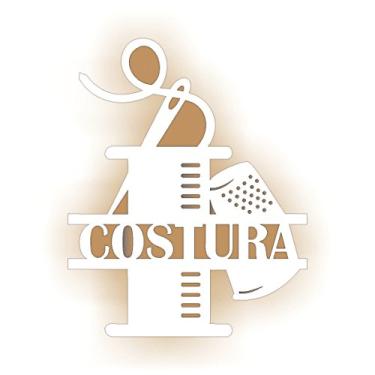 Imagem de Stencil de Acetato para Pintura OPA 20 x 25 cm - 2071 Negativo Costura