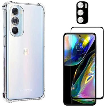 Imagem de Capa Capinha Para Moto G82 + Película Vidro 3D 9D + Película Câmera - Phone Palace