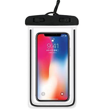 Imagem de HONGYAN Capa de telefone 4 PCs luminosos luminosos capa à prova d'água de pvc Capa protetora