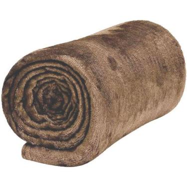 Imagem de Cobertor Manta Casal Padrão Marrom Anti Alérgico Bege Taupee