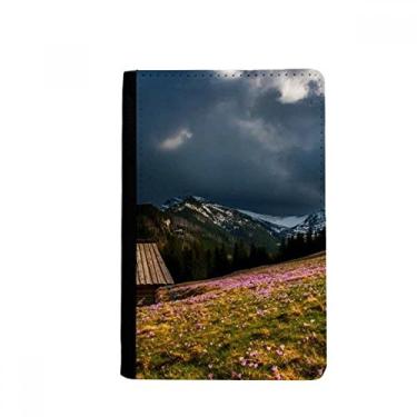Imagem de Casa Flor Silvicultura Ciência Natureza Cenário Porta Passaporte Notecase Burse Carteira Capa Cartão Bolsa, Multicolor