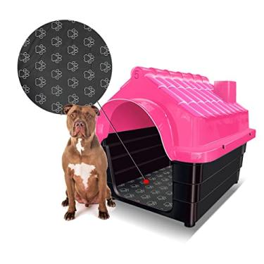 Imagem de Casa Em Plástico Para Cachorros N5 Com Colchão De Brinde Cor:rosa