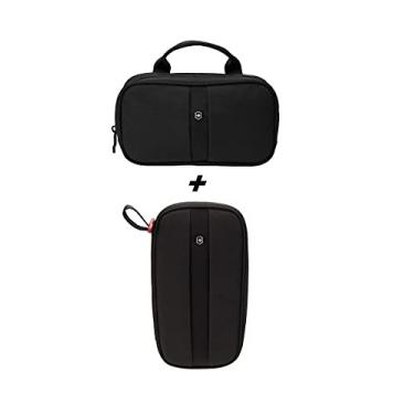 Imagem de Combo para viagens com Necessárie Overnight e Orgazinador Travel Victorinox (Tamanho único, Preto)