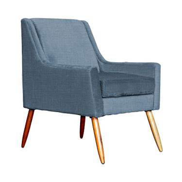 Imagem de Poltrona Decorativa Ariane Linho Cores - DS Estofados