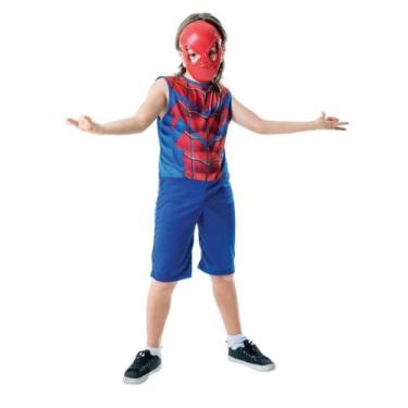 Imagem de Fantasia Infantil Spider Homem Aranha - Toy King
