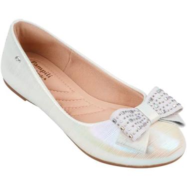 Imagem de SAPATILHA INFANTIL PAMPILI SUPER FOFURA BRANCO 295341 Cor:Branco;Tamanho:28