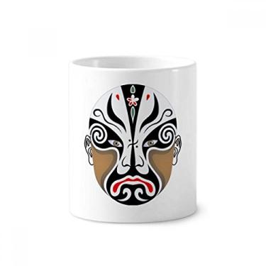 Imagem de Peking Cabeça de Ópera Colorida Bailiangguan Escova de Dentes Caneca, Suporte de Cerâmica