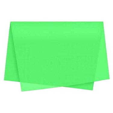 Imagem de Papel De Seda Verde Claro 48x60cm 20g V.M.P., Multicor, pacote de 100
