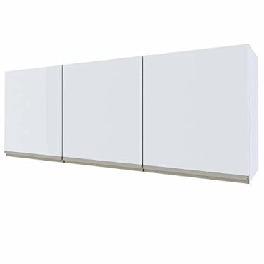 Imagem de Armário Aéreo de Cozinha 3 Portas Gaia Flat 150 Cozimax Branco