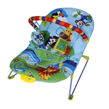 Imagem de Cadeira De Descanso Bebê Musical Vibratória 9Kg Baby Soft - Color Baby