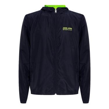 Imagem de Jaqueta John John Masculina Gym Rocks Capuz Dupla Face Preta-Masculino