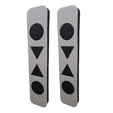 Imagem de 2 Protetores De Parachoque Eva Parede Garagem Auto Adesivos (Cinza)