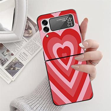 Imagem de Para Samsung Galaxy Z Flip3 Flip4 5 Capa preta rígida para Samsung ZFlip5 Galaxy ZFlip3 para sansung z flip 3 4 5 zflip 3 Capa Fundas, Khey, hohaixin, ForGalaxyZFlip5 (5G)