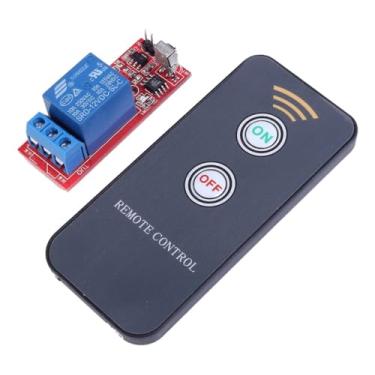 Imagem de Controle Remoto I.R. Com Receptor Rele 1 Canal 12V - 8M - Para Arduino