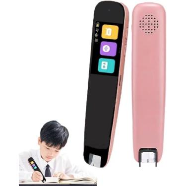 Imagem de Caneta de tradução inteligente - Caneta leitora de tradutor de idiomas portátil, caneta tradutora de idiomas com gravação inteligente, tradutor de digitalização portátil para alunos de idiomas/733 (C