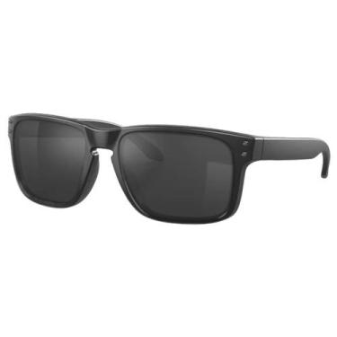 Imagem de Oculos De Sol Escuro Masculino Preto Polarizado Proteção Uv400 S4 - Oc