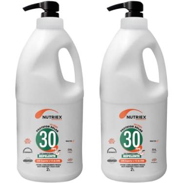 Imagem de Kit 2 Protetor Solar Repelente Fps 30 Nutriex Toque Seco 2l